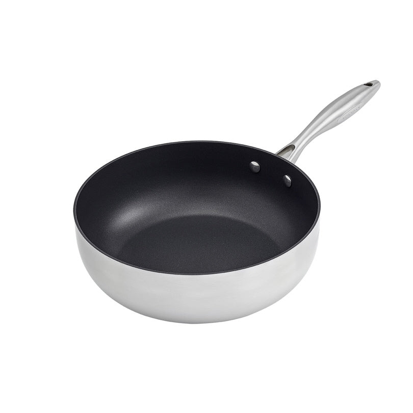 Padella fonda "CTX" con coperchio in vetro cm Ø26(18,3)/l3,7