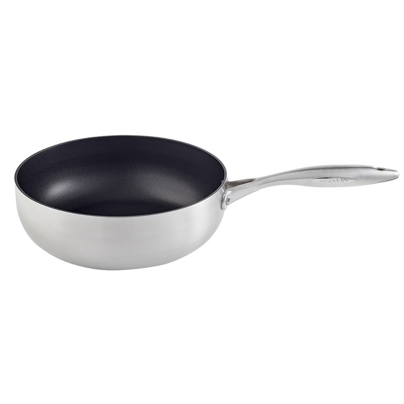 Padella fonda "CTX" con coperchio in vetro cm Ø26(18,3)/l3,7