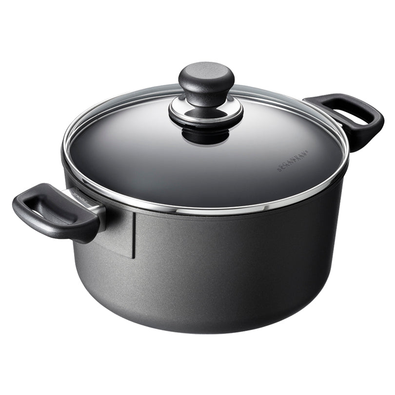 Pentola alta "Classic" con coperchio in vetro cm Ø24x13,3/l 4