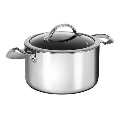 Pentola alta con coperchio in vetro "HaptIQ" cm Ø20x12/l 3,5