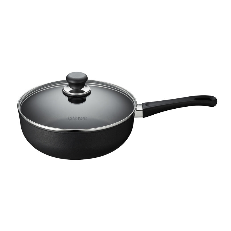 Padella fonda "Classic" con coperchio in vetro cm Ø26x18,3/l 3,7