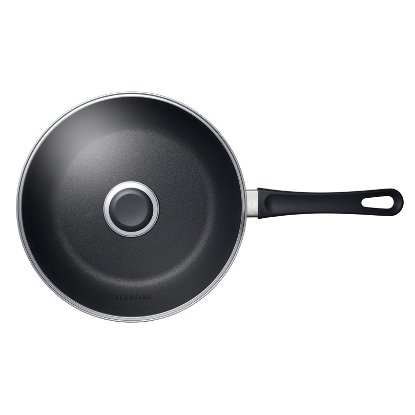 Padella fonda "Classic" con coperchio in vetro cm Ø26x18,3/l 3,7
