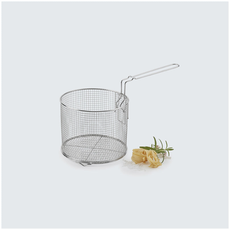 Cestello per frittura "TechnIQ" alto con manico laterale rimovibile cm Ø20x15,5