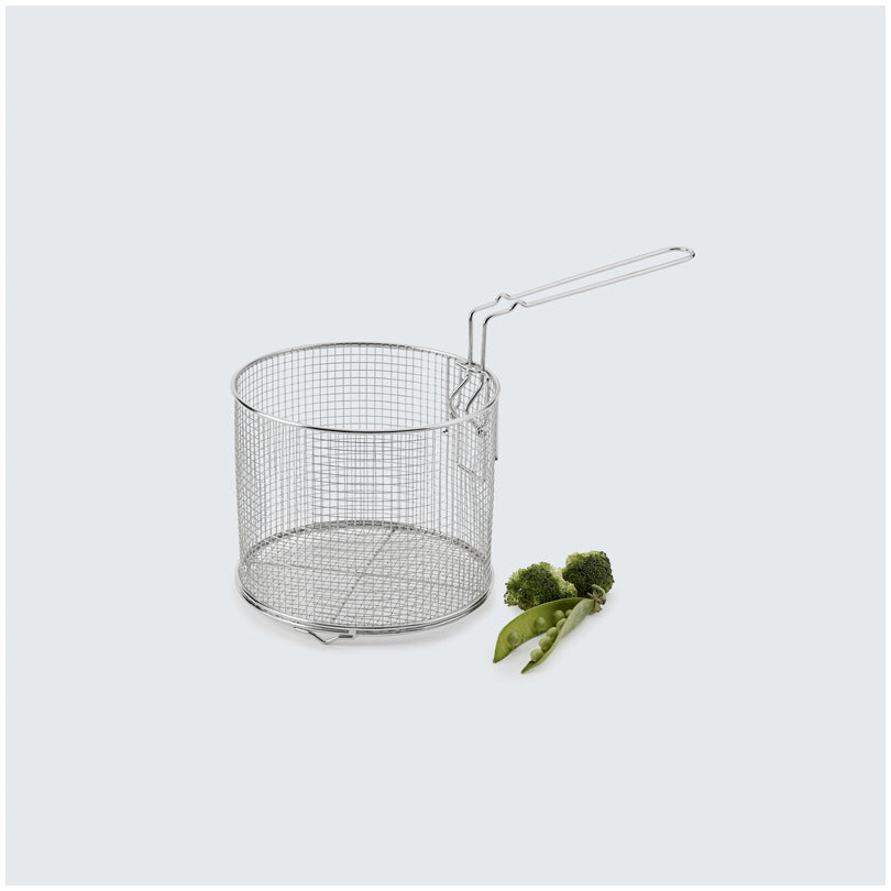 Cestello per frittura "TechnIQ" alto con manico laterale rimovibile cm Ø20x15,5