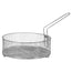 Cestello per frittura TechnIQ basso con manico laterale rimovibile cm Ø28x9