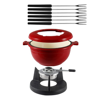 Servizio fonduta "Lucerne", 10 pezzi l 2/cm 28,6x23x16,8