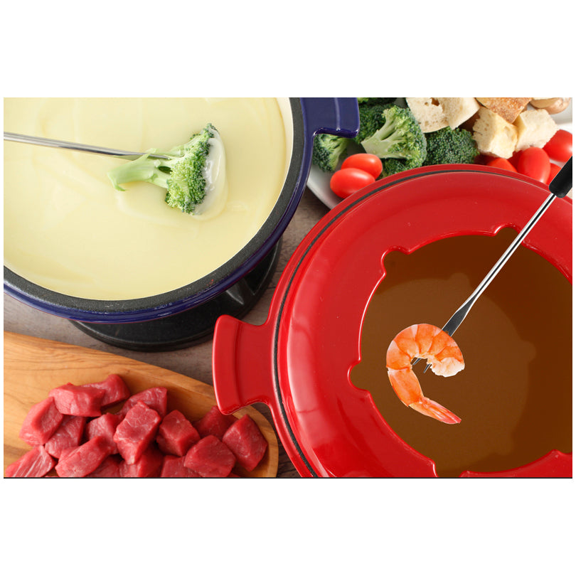 Servizio fonduta "Lucerne", 10 pezzi l 2/cm 28,6x23x16,8