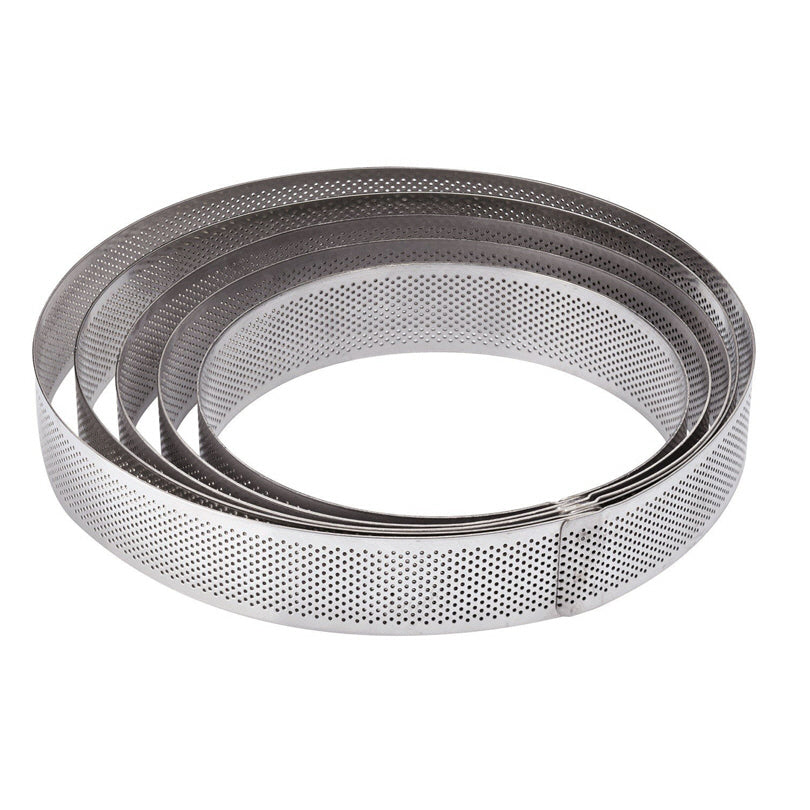 Anello/Coppapasta microforato per dolci cm Ø11x3,5