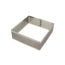 Anello/Coppapasta quadro microforato per dolci cm 9x9x3,5