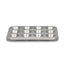 Teglia per muffin mini Silver Top con 12 cavità cm 25