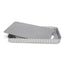 Tortiera quiche rettangolare perforato Silver Top con fondo removibile cm 32x22x3