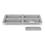 Teglia mini quiche con fondi rimovibili Silver Top, 4 cavità cm 13x8x2/31x22x2