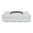 Teglia per muffin con coperchio per trasporto Silver Top, 12 cavità cm 36x27x7,5
