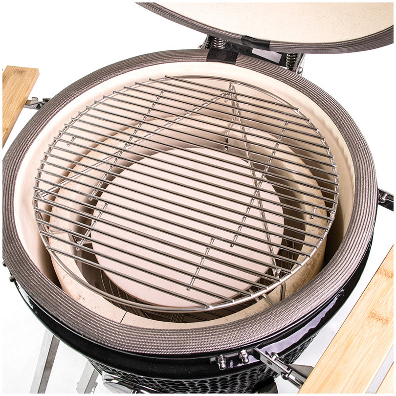 Rialzo grill multilivello per Kamado Medium cm 34x34x12,5
