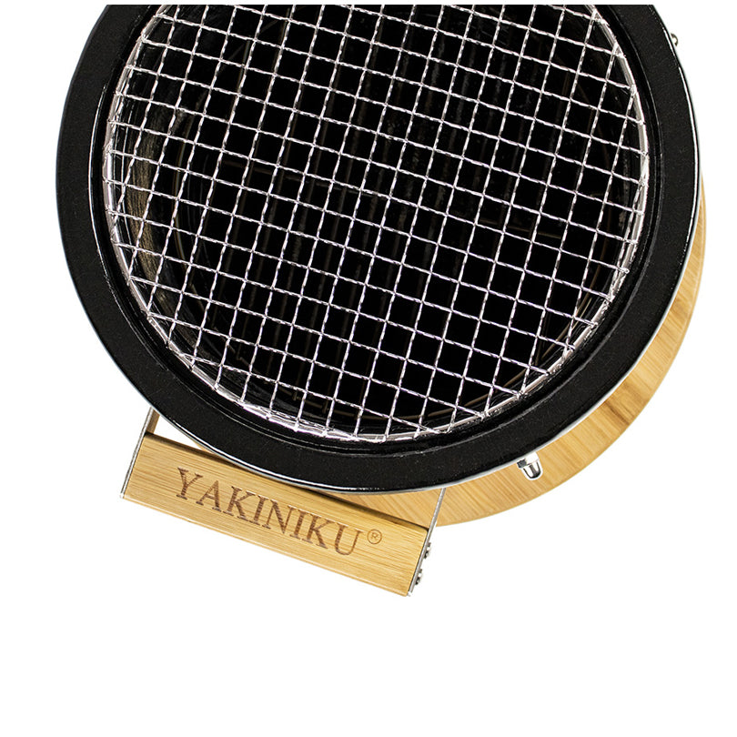 Shichirin griglia da tavolo Mini tonda, per 2 persone cm Ø23/cm 27x17