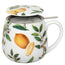 Tazza tè con coperchio e filtro, disegno: