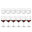 Set Calice vino rosso & Bicchiere acqua