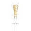 Calice champagne con tovagliolo in tessuto