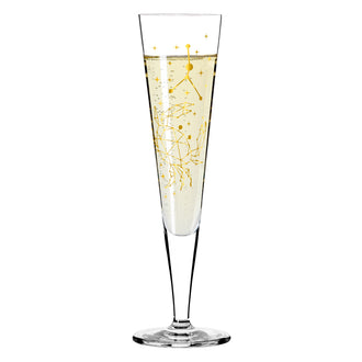 Calice champagne Champus "Astro #3 Cancro - Mubaza" cl 20/cm Ø7,2x24