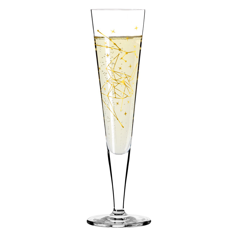 Calice champagne Champus "Astro #11 Toro - Mubaza" cl 20/cm Ø7,2x24