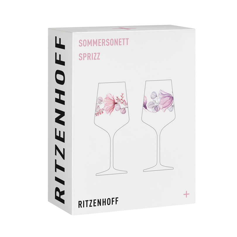 Calice Spritz "Sommersonett #11 - K.Kolberg", confezione assortita da 2 pezzi cl 54/cm Ø8x22,5