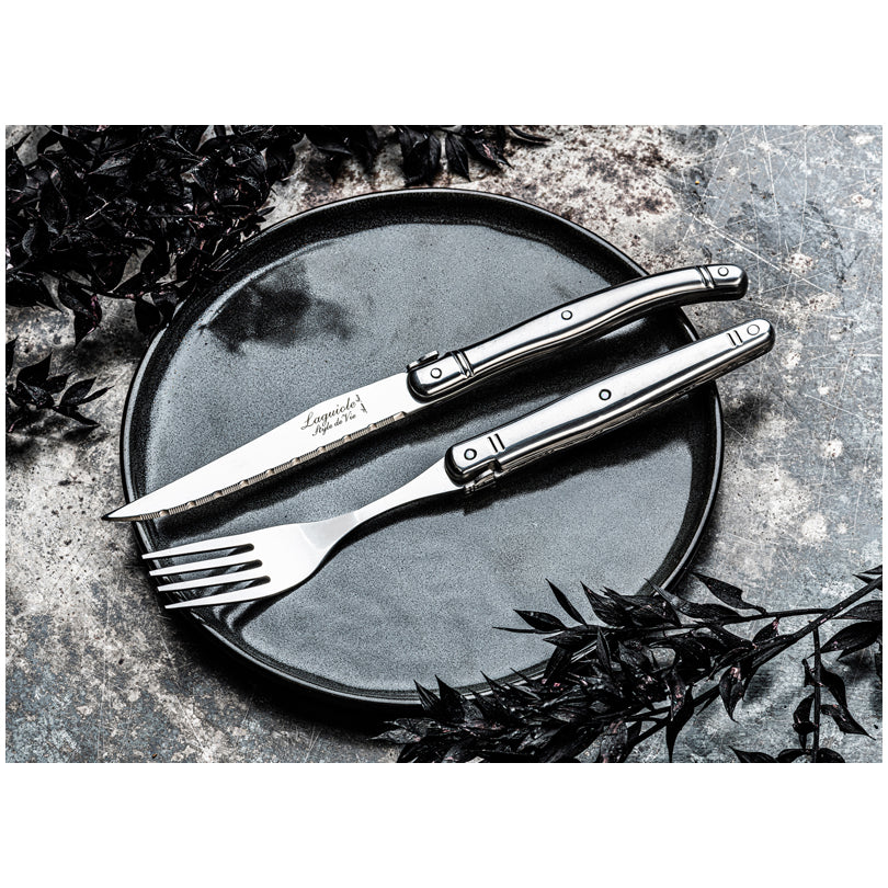 Set 6 coltelli da bistecca "Premium Line - Stainless Steel" cm 11