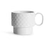 Tazza colazione con rilievo