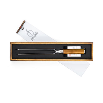 Forchettone arrosto "Forged - Olive" cm 19
