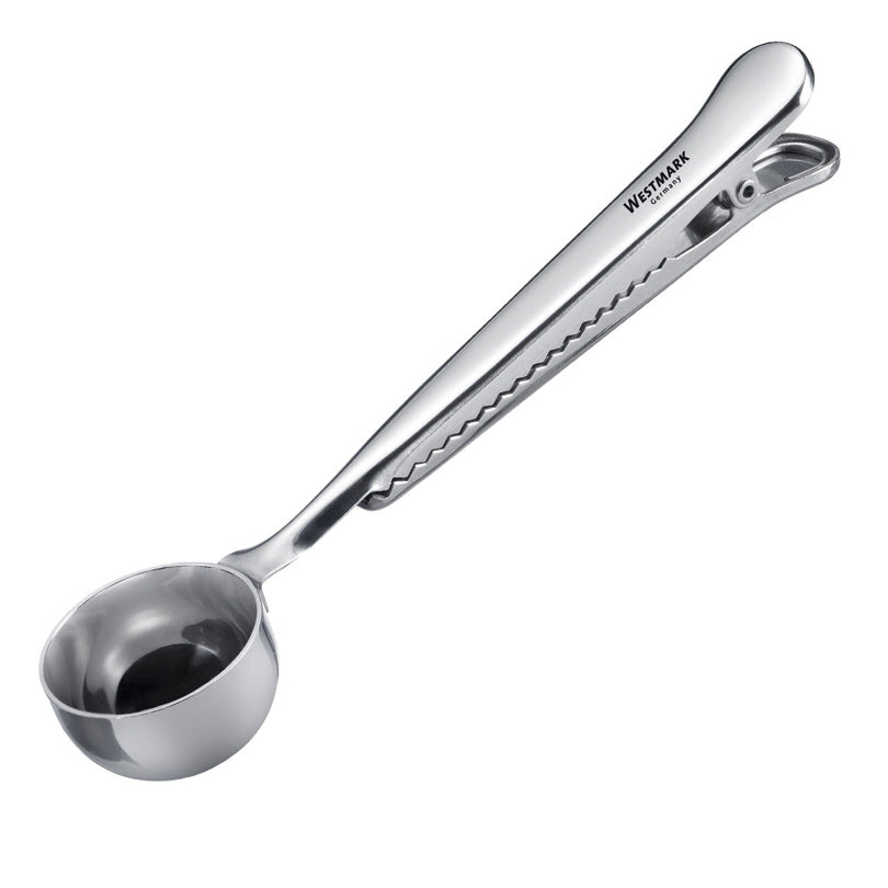 Dosatore per caffé con pinza chiusura sacchetti cm 18x4x2,5