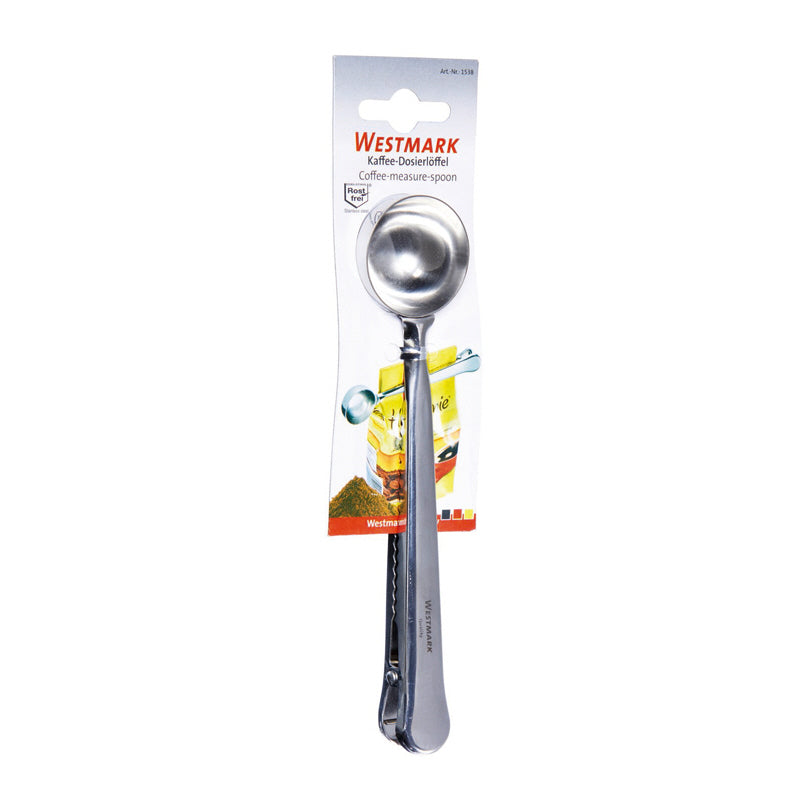 Dosatore per caffé con pinza chiusura sacchetti cm 18x4x2,5