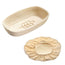 Cesto lievitazione ovale con fodera
