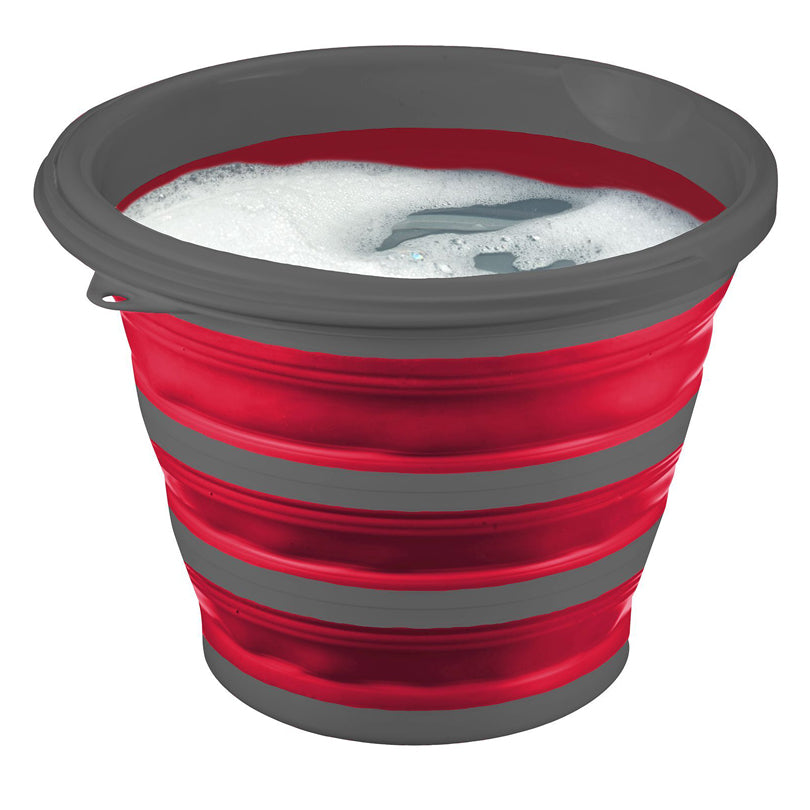 Secchiello con maniglia pieghevole l 10/cm Ø34x5