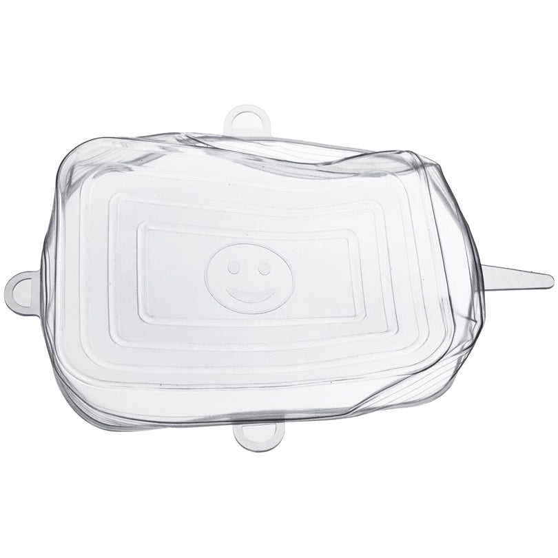 Coperchio salvafreschezza rettangolare estensibile, confezione assortita da 6 pezzi