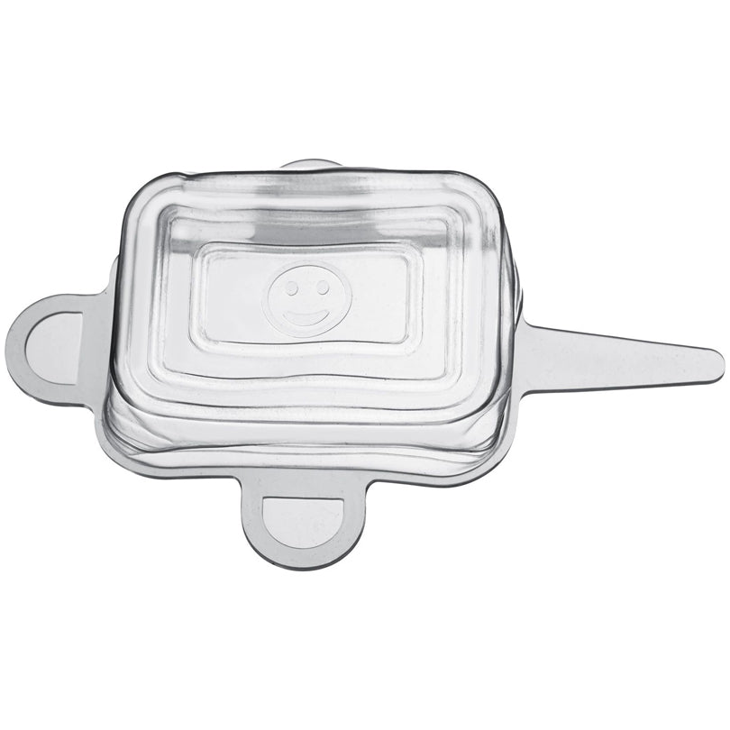 Coperchio salvafreschezza rettangolare estensibile, confezione assortita da 6 pezzi