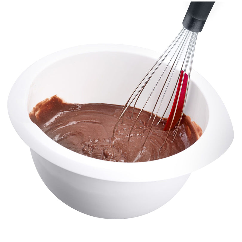 Frusta con leccapiatti integrato cm Ø8,5x30