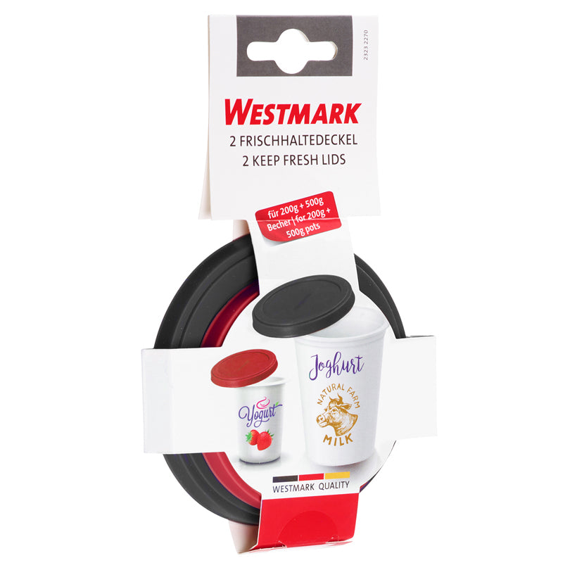 Coperchio salvafreschezza tondo, confezione assortita da 2 pezzi cm Ø8/10x1