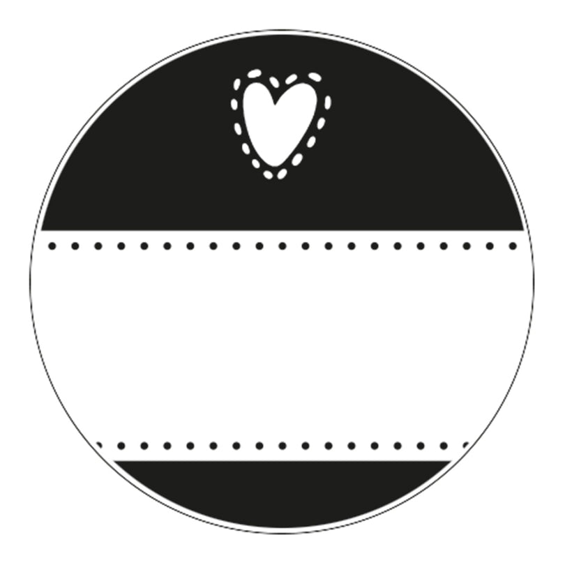 Etichette adesive per barattoli e tappi in sughero, confezione 24 pezzi cm Ø3,5