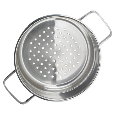 Pentola "San Remo" con inserto per la cottura a vapore 3 pezzi cm Ø20x19,5/l 3