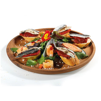 Piatto snack tondo cm Ø30x2