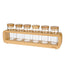 Portaspezie con 6 barattoli vuoti cm 36x6x12