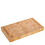 Tagliere alto rettangolare con scanalatura cm 45x25x4
