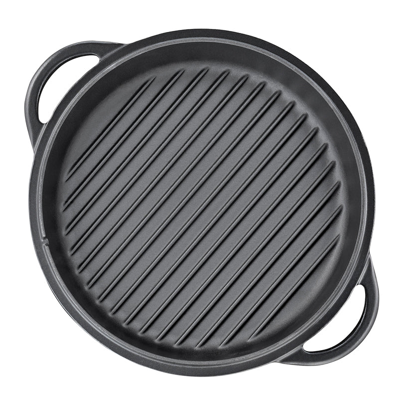 Casseruola con coperchio "BBQ", smaltata l 5/cm Ø26x16