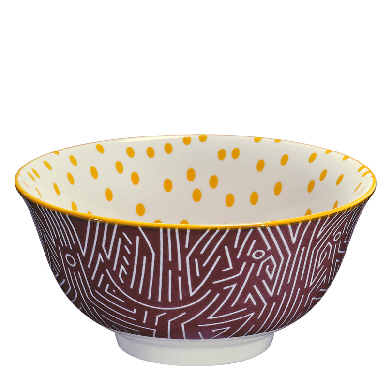 Ciotola müsli, ramen o finger food "Amici - Linee" ml 850/cm Ø18x8
