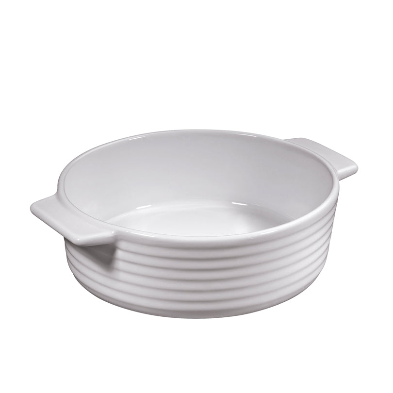 Pirofila tonda "Burgund" ml 700/cm Ø16x5