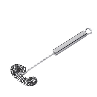 Frusta a spirale "Parma" con testa in silicone cm 27