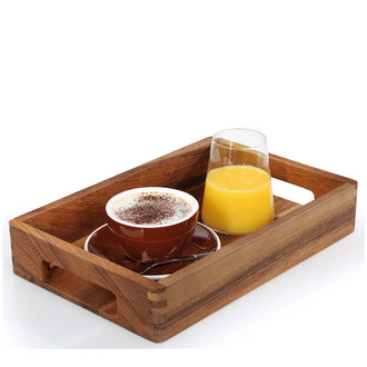 Vassoio per servire rettangolare con bordi arrotondati cm 42x28x6