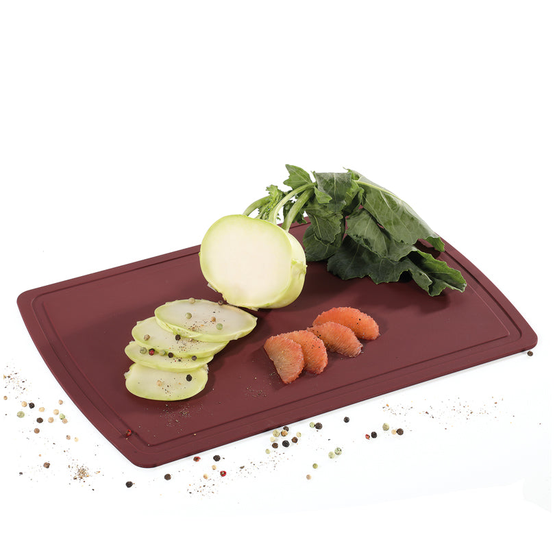 Tagliere flessibile rettangolare "Premium Line", con scanalatura cm 42x27,5x0,5