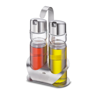 Menagere aceto/olio "Osteria", 2 pezzi cm 12x8x19/ml 160