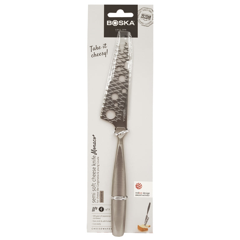 Coltello per formaggio a pasta molle "Monaco+ Nr.4" cm 24,5