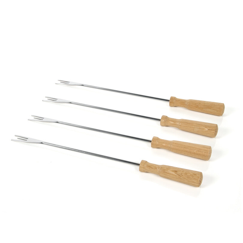 Forchetta per fonduta al formaggio Oslo, in confezione da 4 pezzi cm 26,5